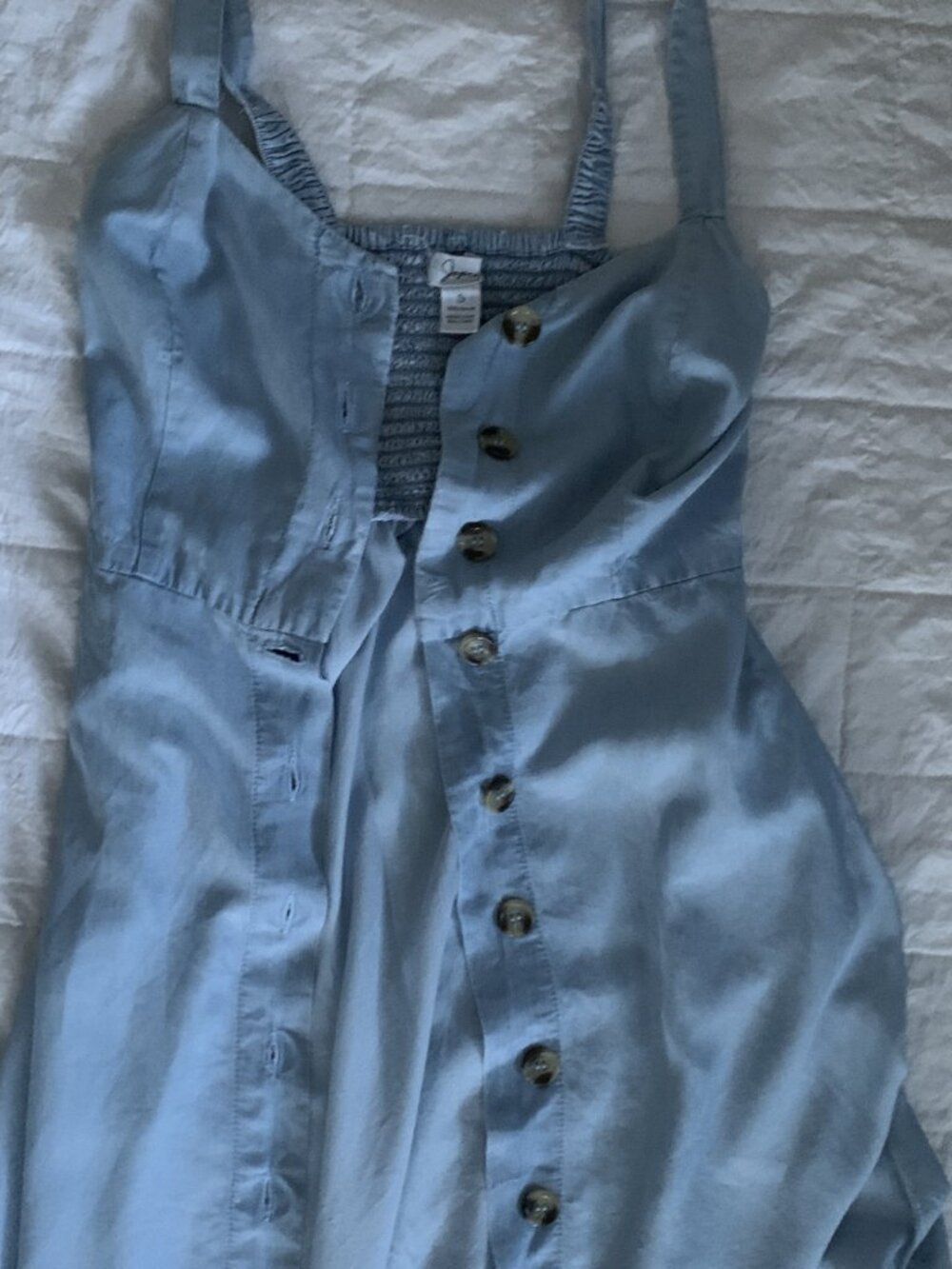 Japna Chambray Sleeveless Midi Dress – Size Small - Picture 7 of 9